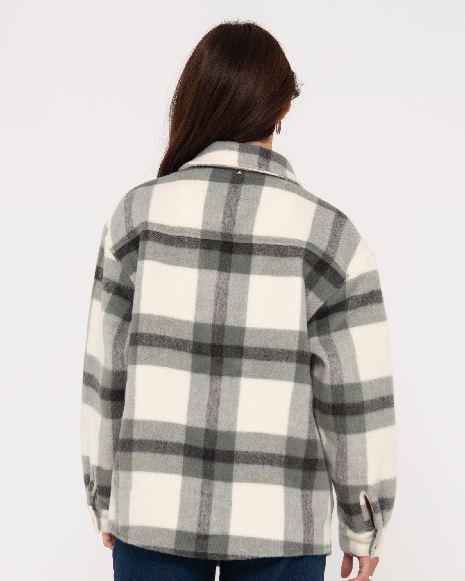 Wren Oversized Plaid Jacket