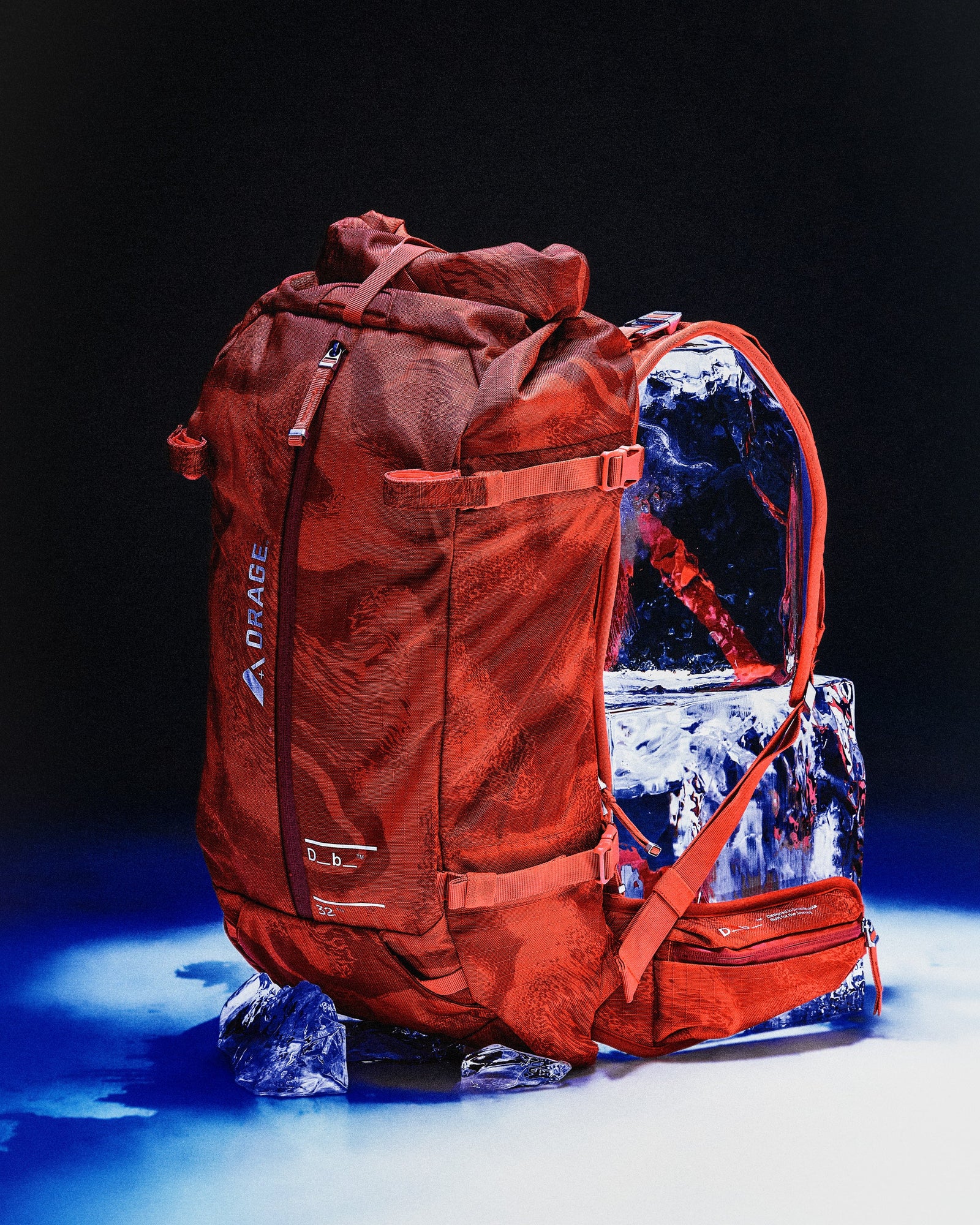 Snow Pro Backpack Db x Orage Magma Capsule