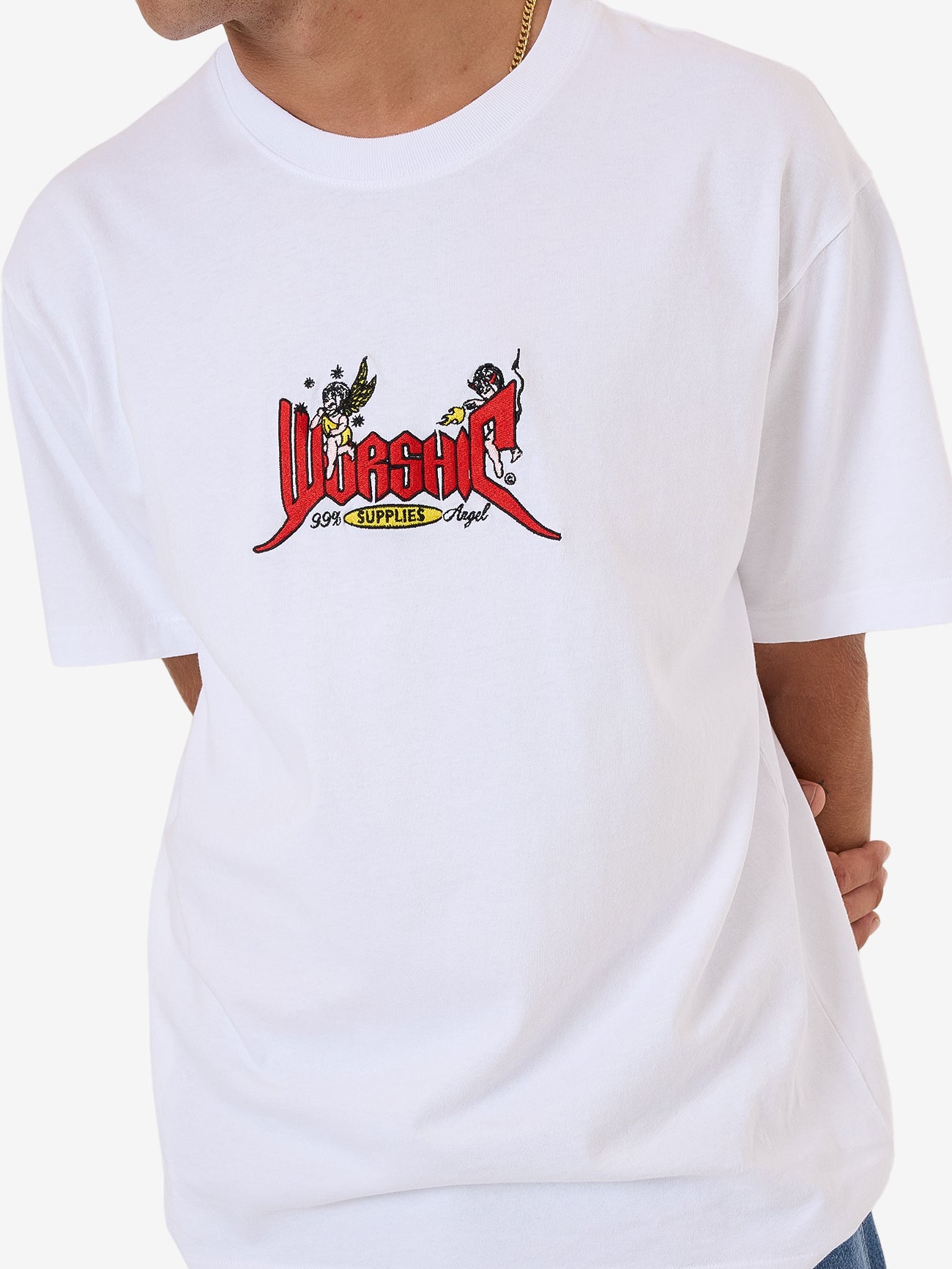 99 Percent Tee - White