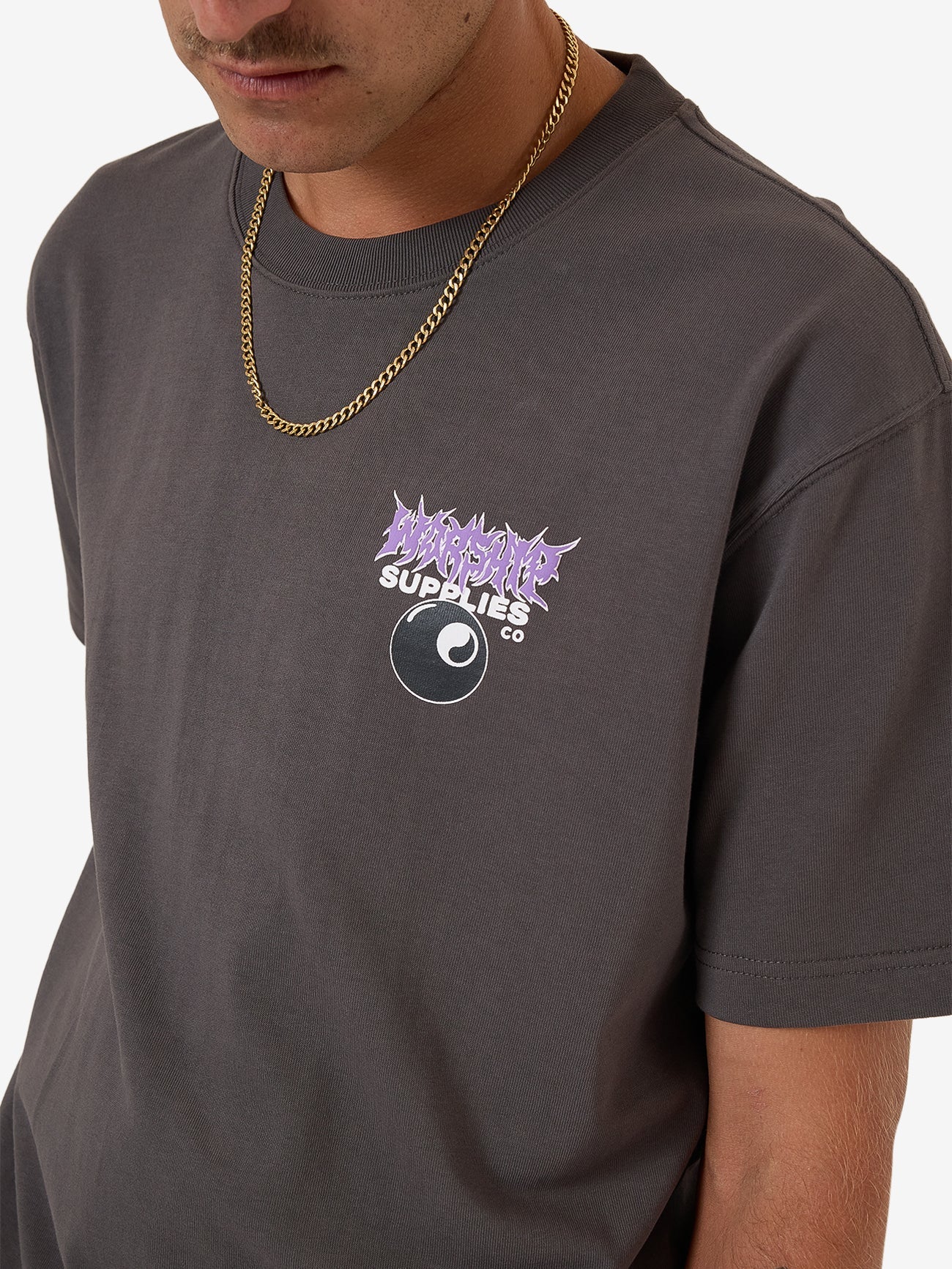 Long Time Tee - Worn Black