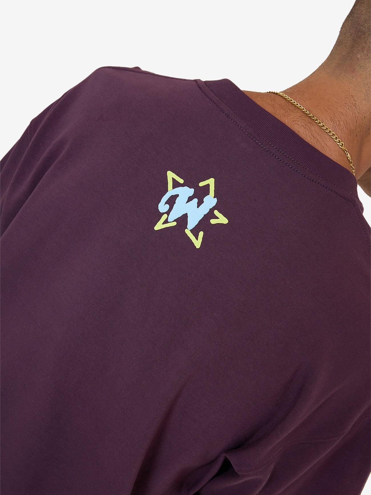 Terrain Oversized Tee - Blackberry