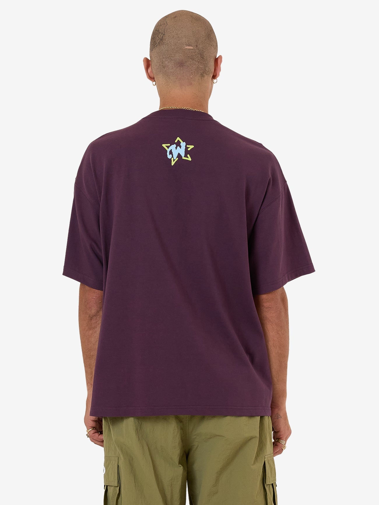 Terrain Oversized Tee - Blackberry