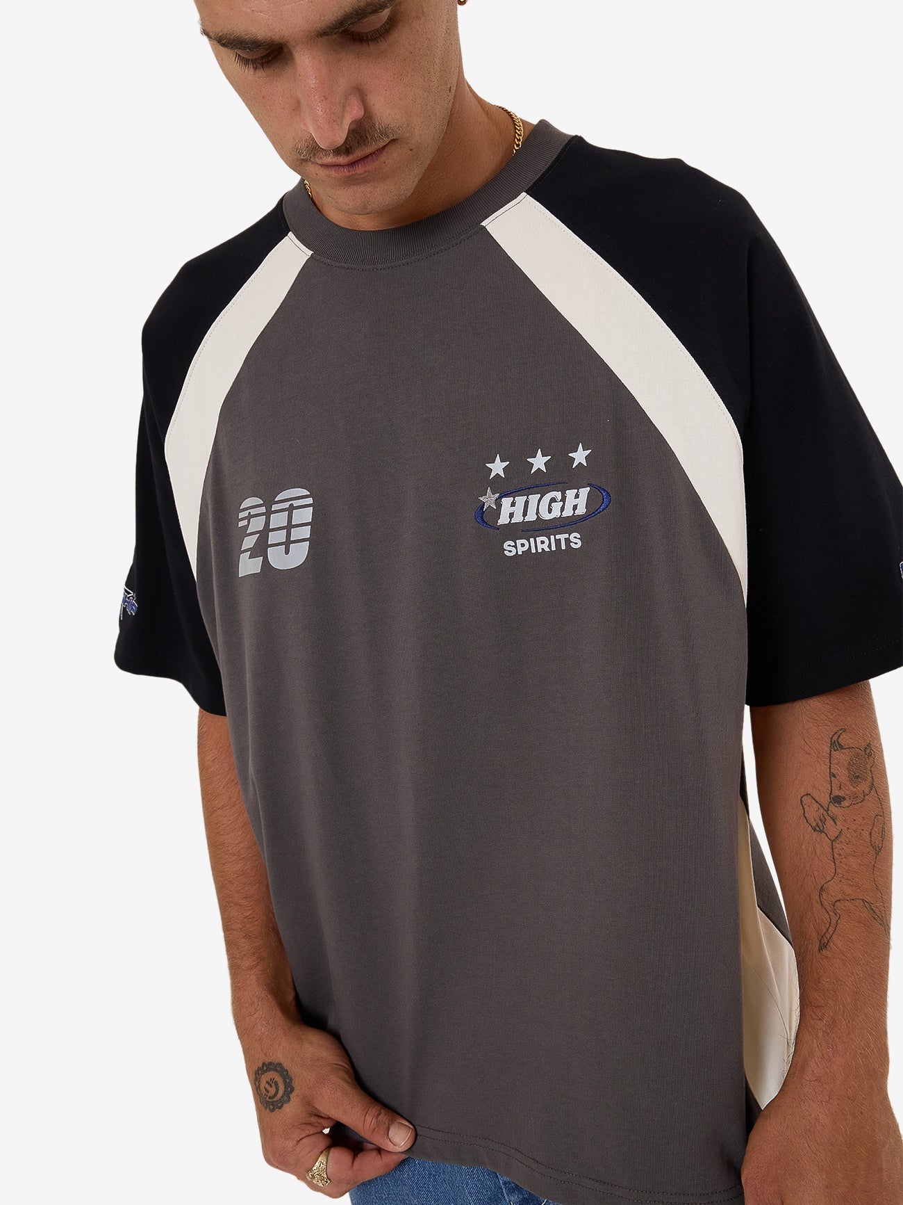 Shooter Oversize Raglan Tee - Zine