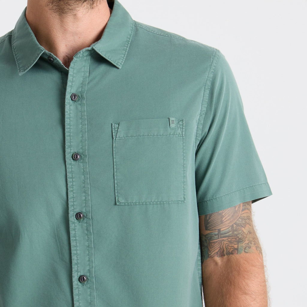 Made To Fade Short Sleeve Button Up Shirt