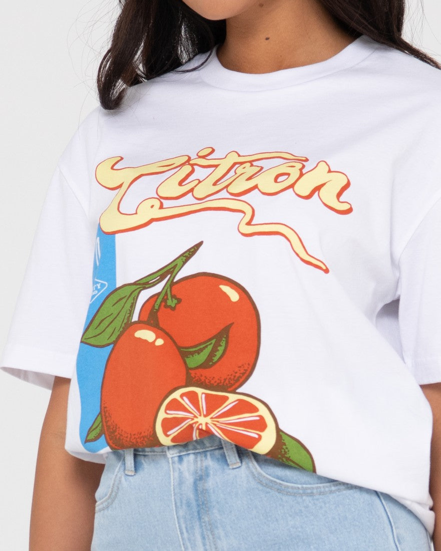 Citron Oversize Graphic Tee