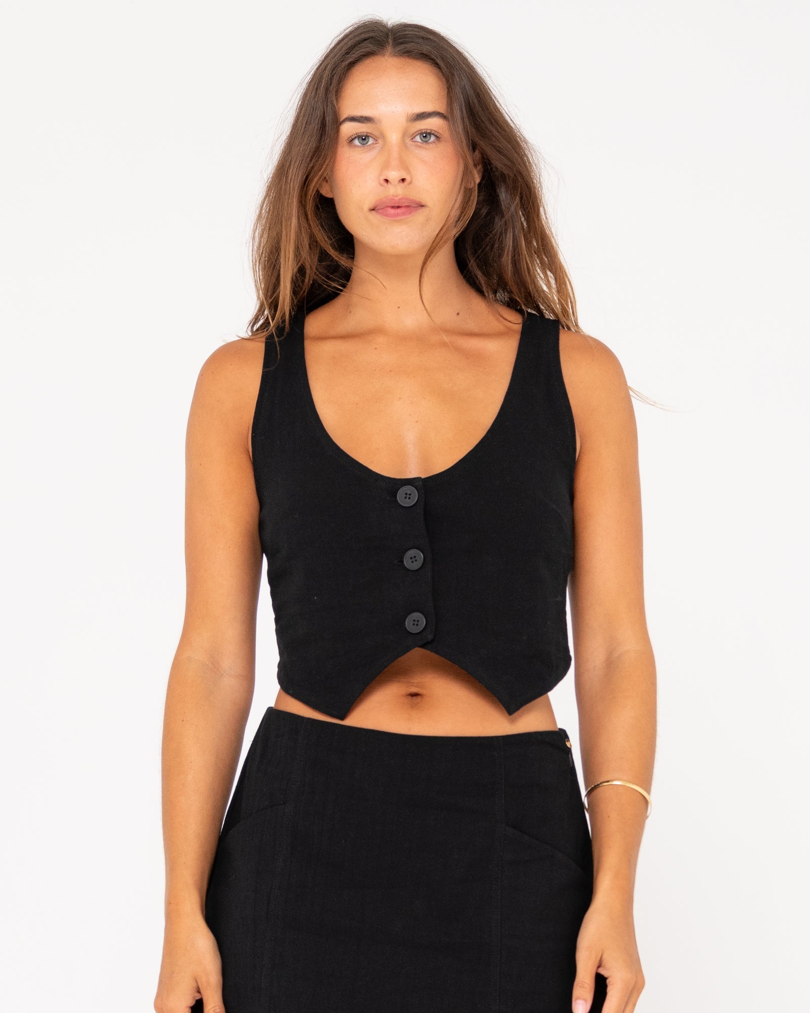 Sicily Cropped Vest