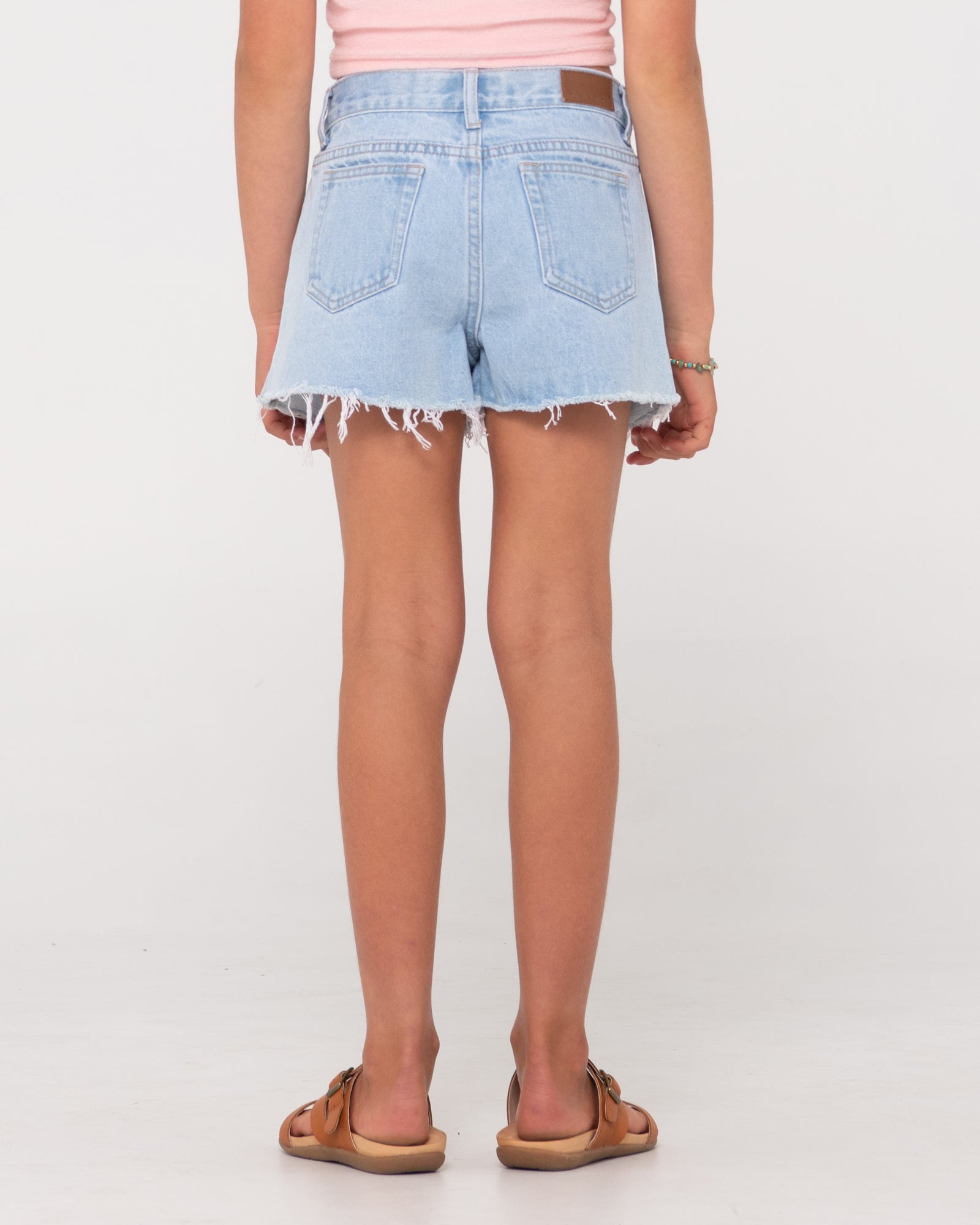 Penny Kick Flare Denim Short Girls