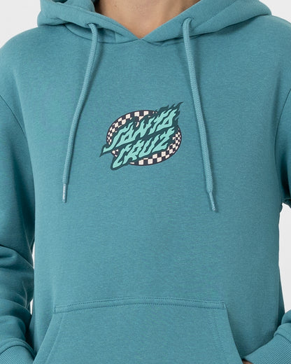 Goal Flame Boys Pullover Hoodie Ocean