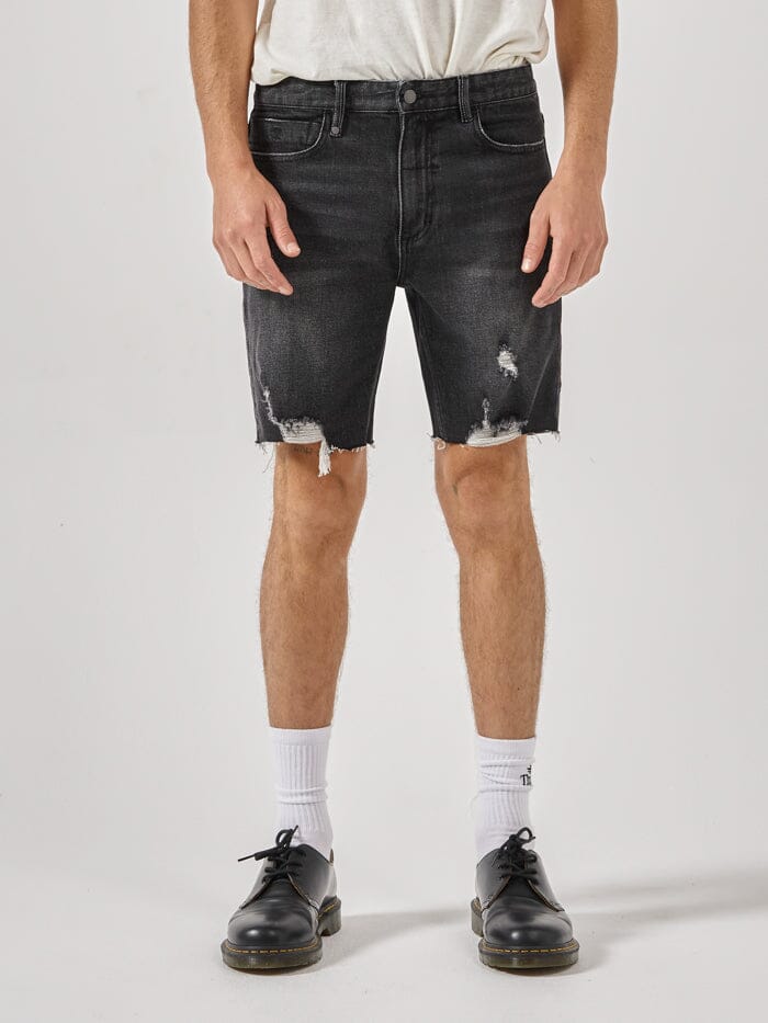 Destroyed Bones Denim Short