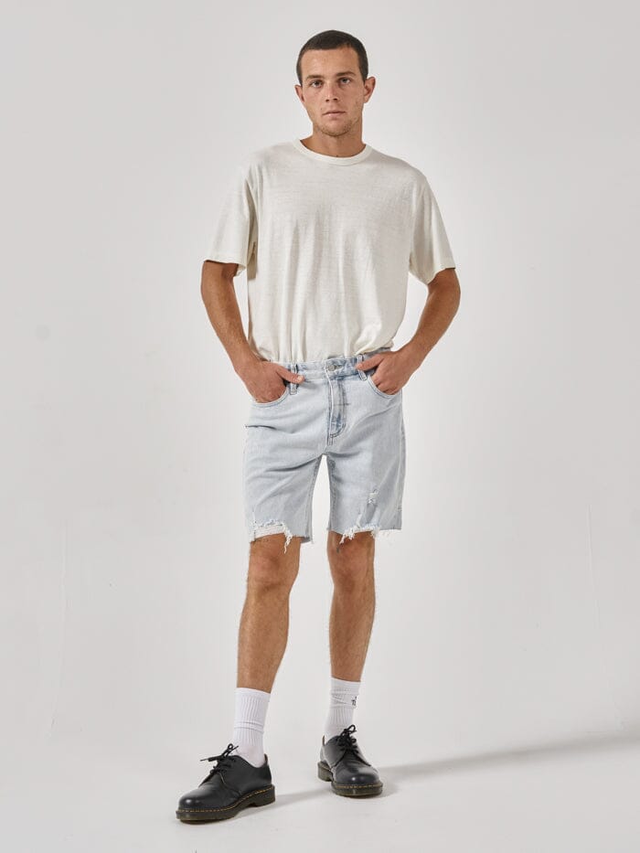Destroyed Bones Denim Short