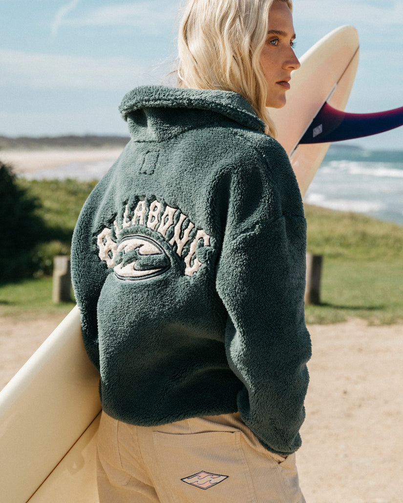 Womens Old Days Half Zip Pullover