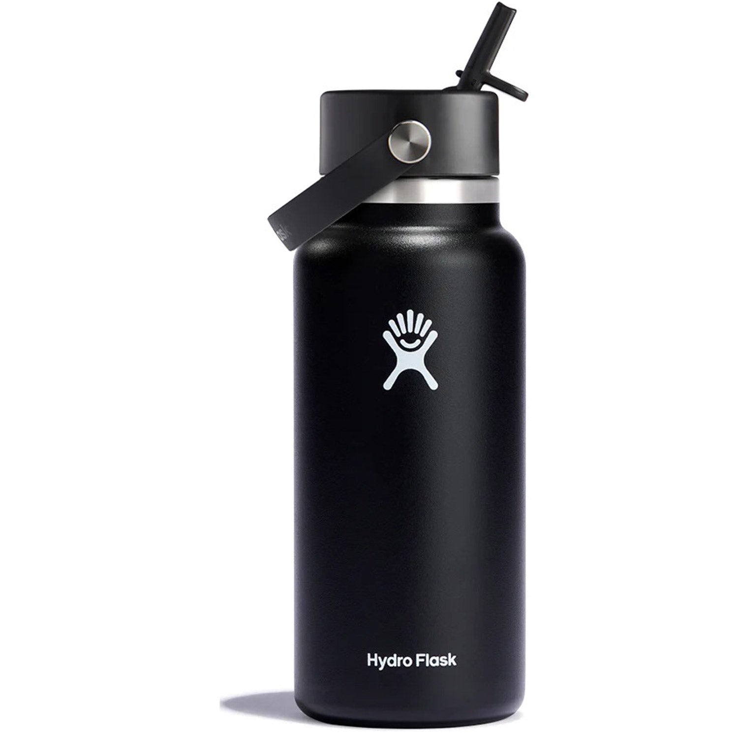 Hydration 32oz Wide Mouth Flex Straw Cap Insulated Water Bottle