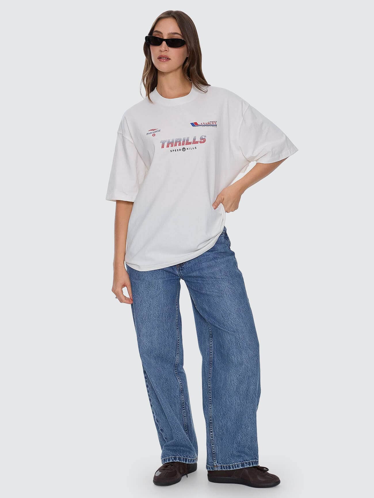 Anarchy In Paradise Oversized Tee