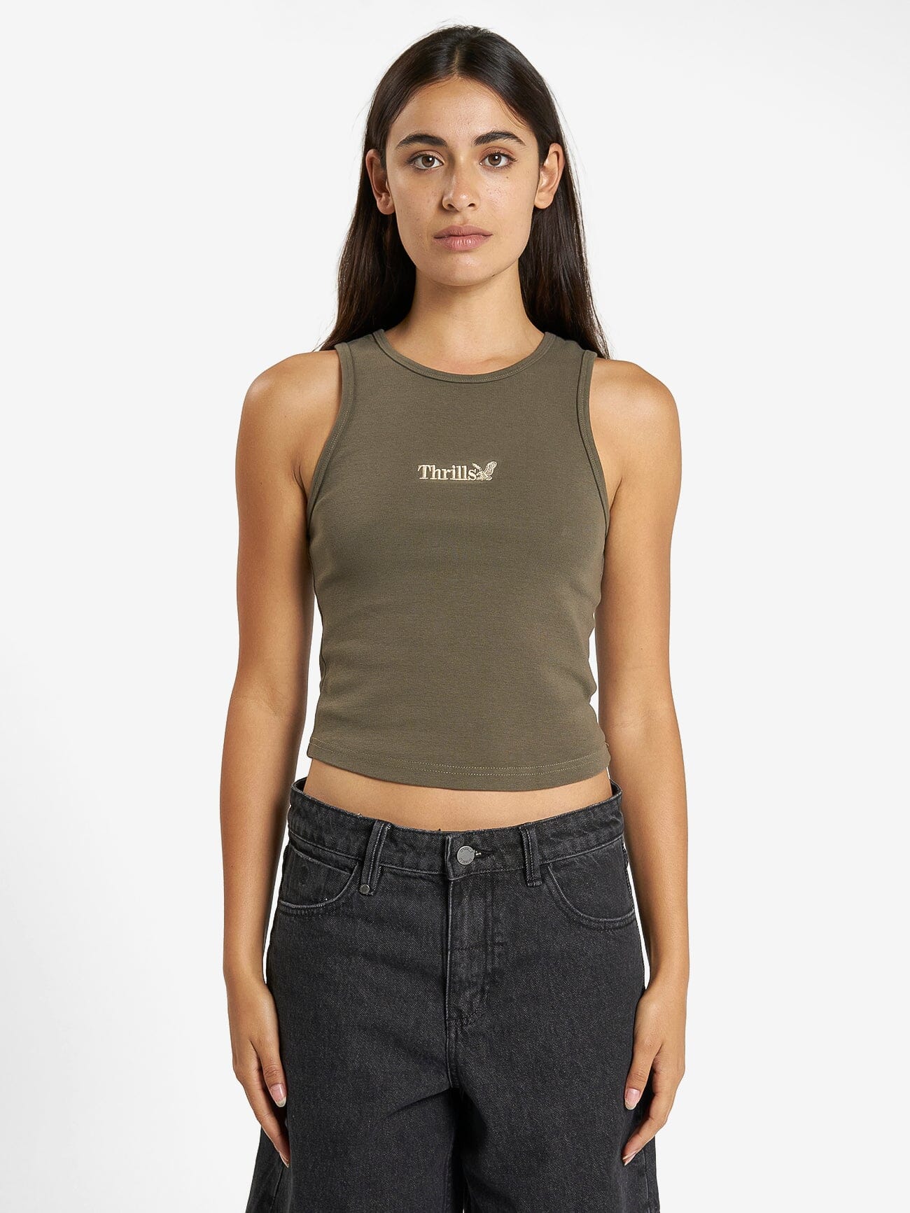 Thrills Workwear Curve Tank