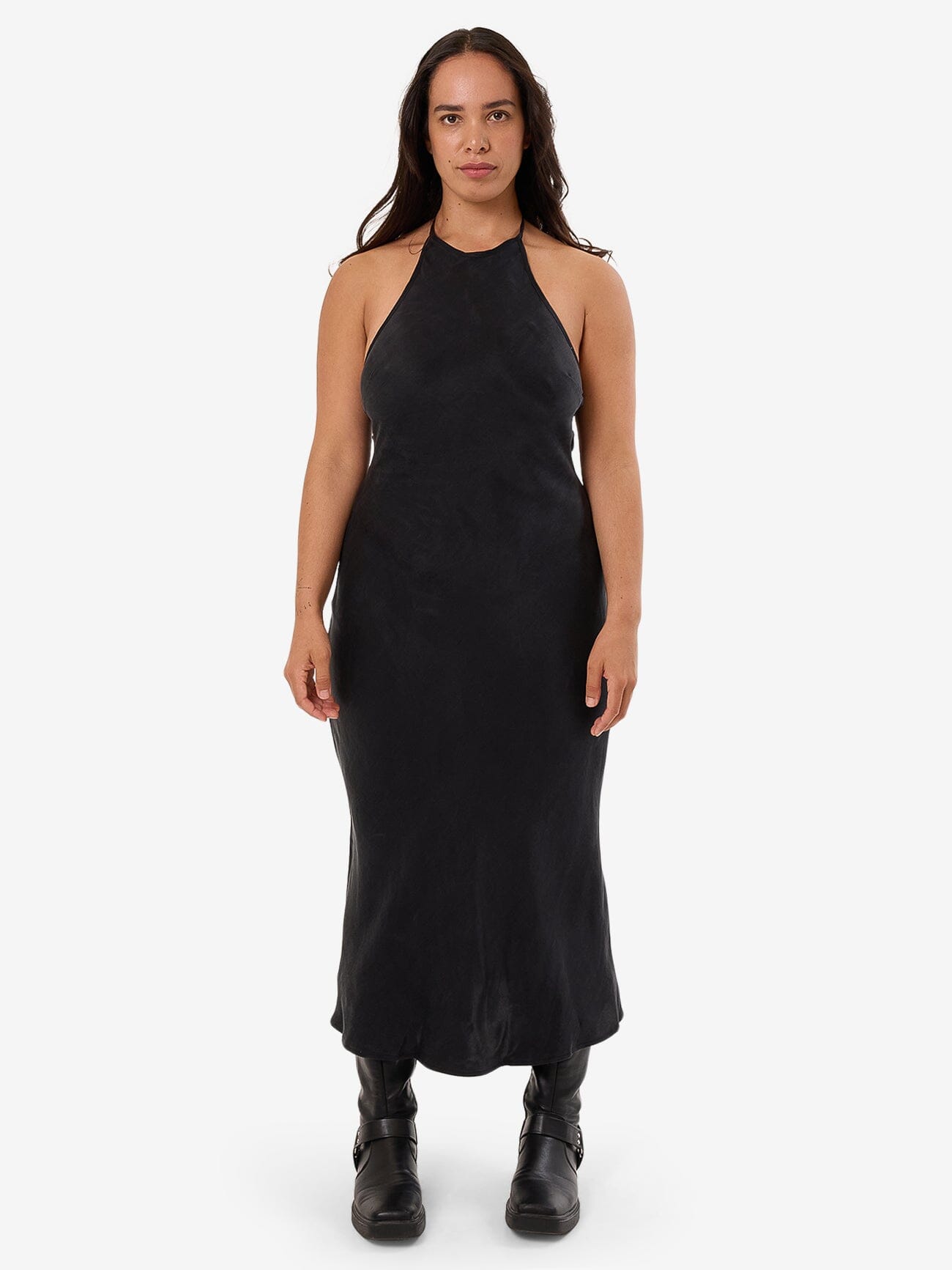 Jett Halter Bias Dress