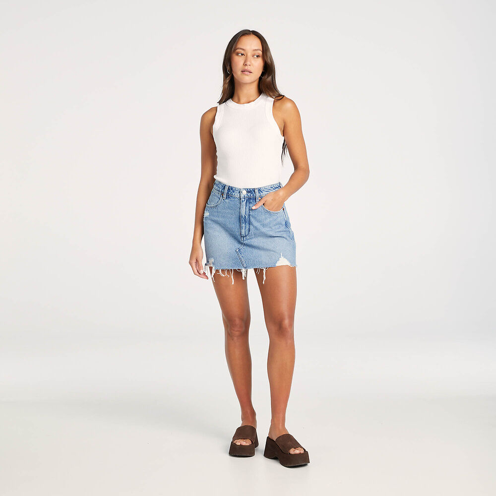 Low Repair Mini Skirt