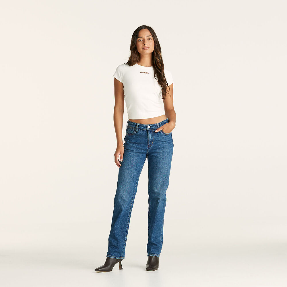 Mid Tori Slim Straight Jean