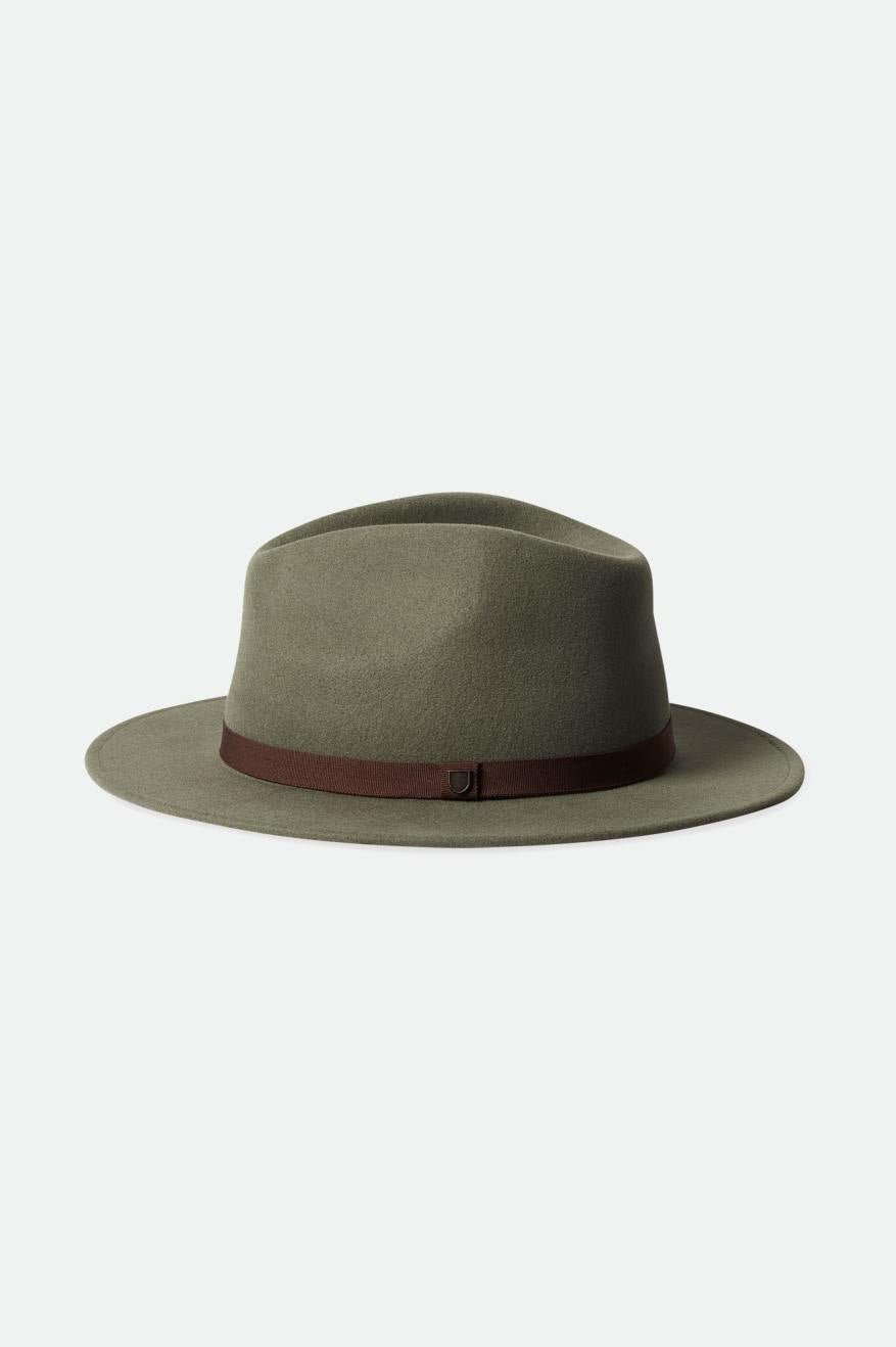 Wesley Packable Fedora Light Moss