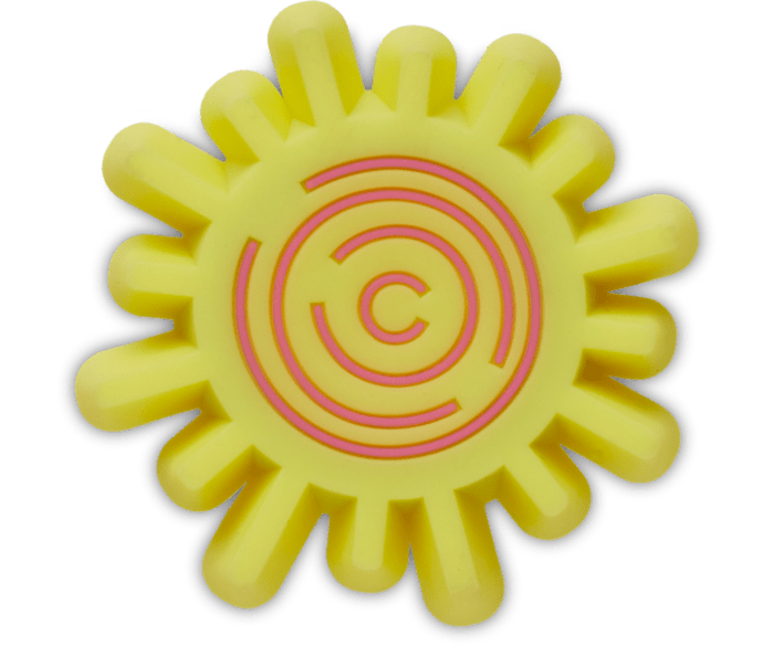 Light Up Sun Jibbitz Charm