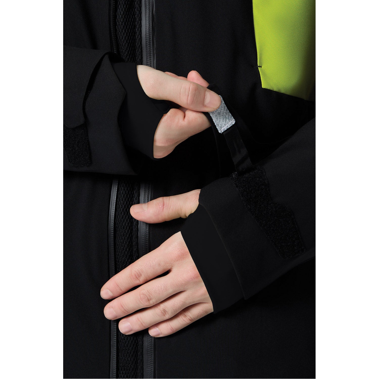 Descente Gradation Jacket 2025 Black Glint Yellow