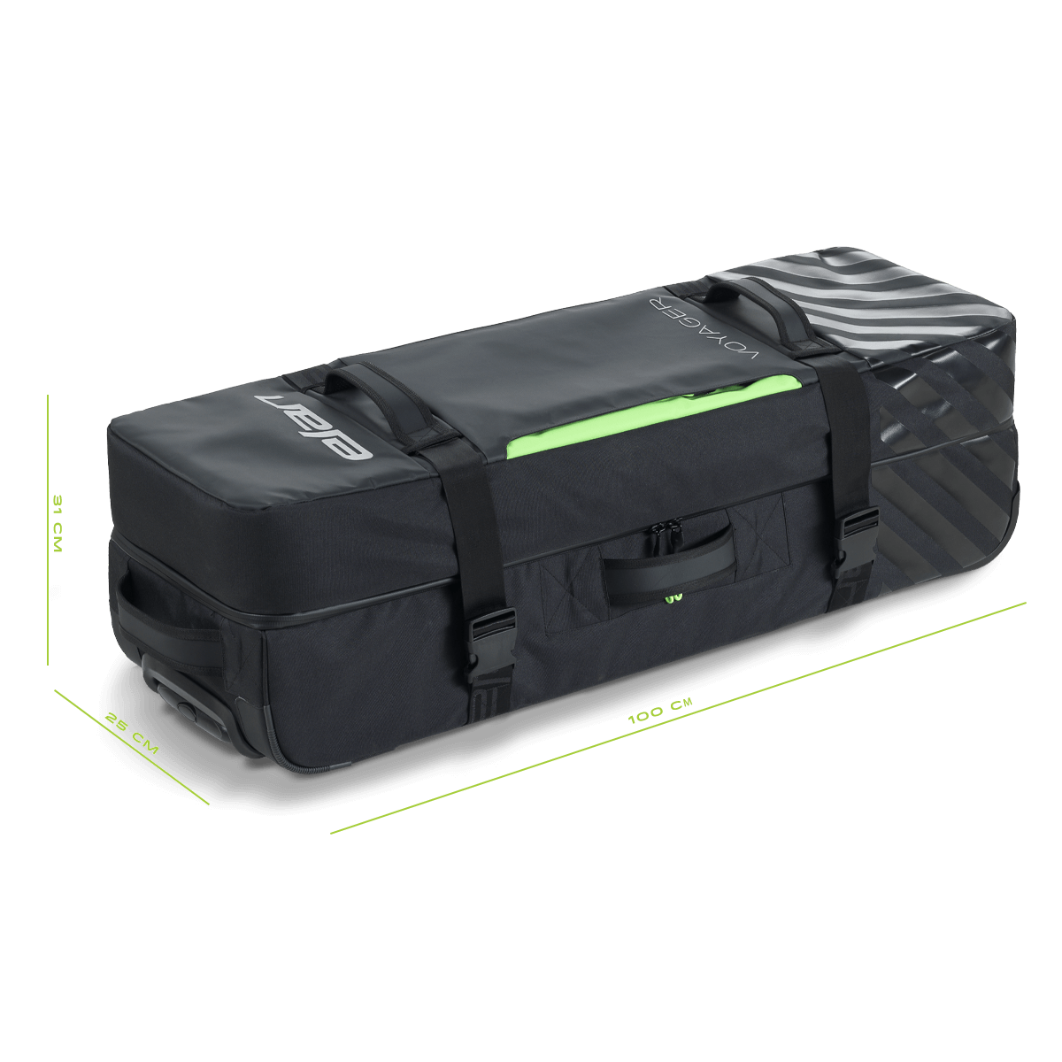 Voyager Green Skis w/ EMX 12.0 Binding Skiser-On-The-Go Package