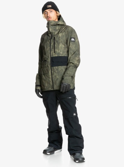 Mens Black Alder Stretch GORE-TEX Snow Jacket