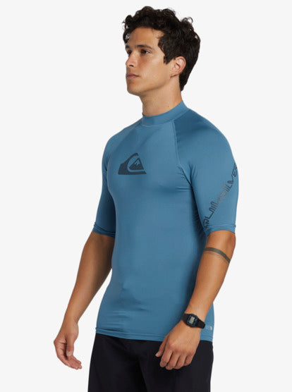 Mens All Time Short Sleeve UPF 50 Rash Vest