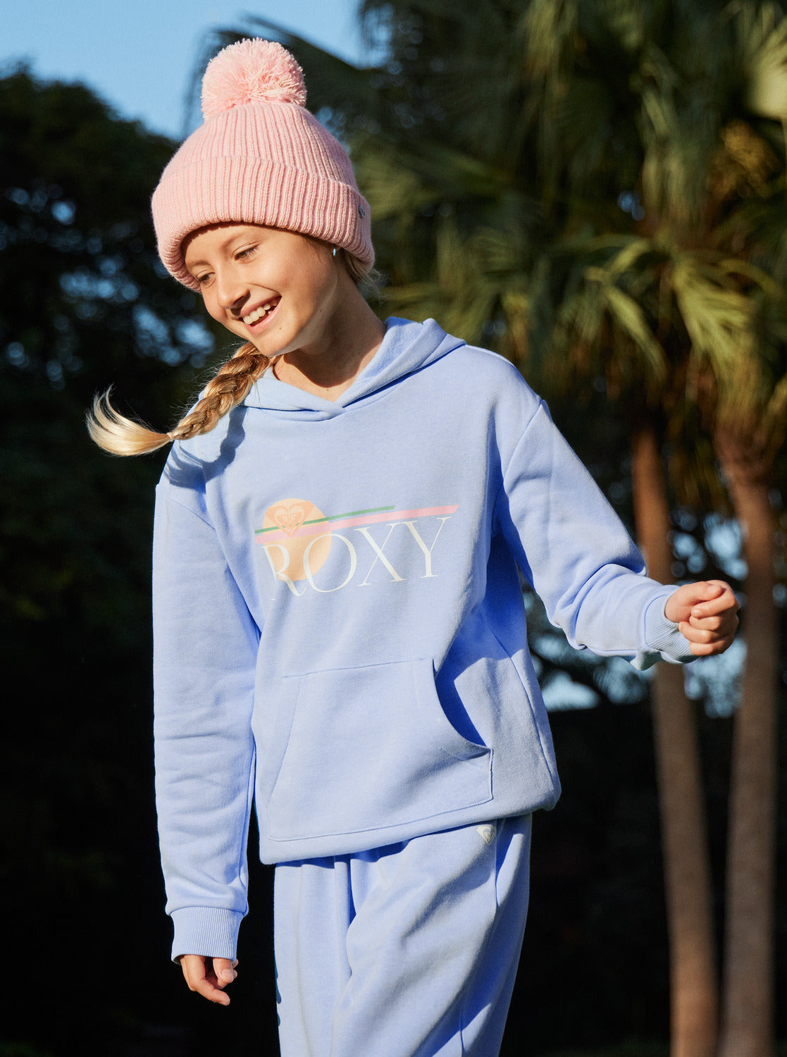 Girls Girls Island Pom Beanie