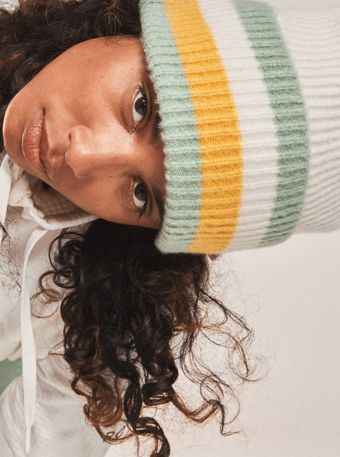 Womens Gold Hope Beanie