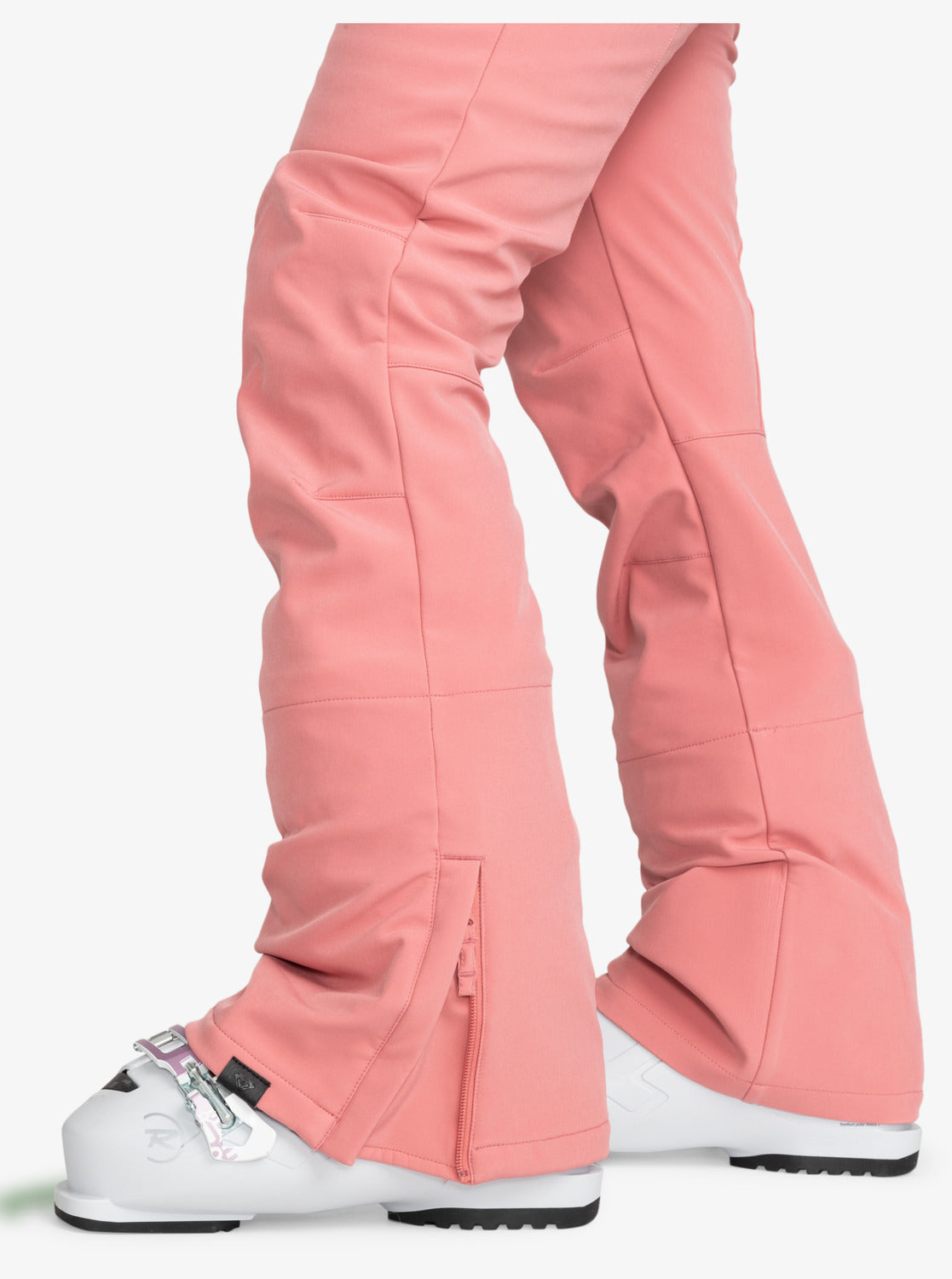 Roxy Womens Rising High Technical Snow Pants Dusty Rose
