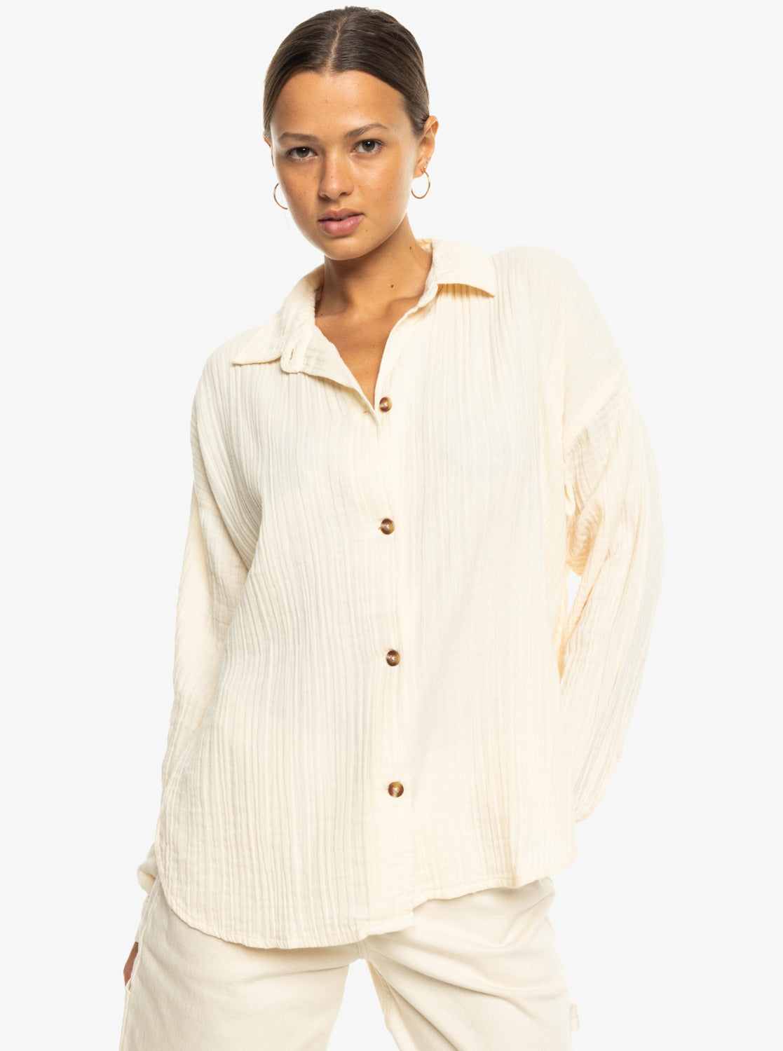 Womens Morning Time Long Sleeves Shirt