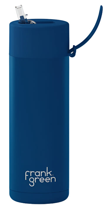 Ceramic 20oz w/ Straw Insulated Water Bottle