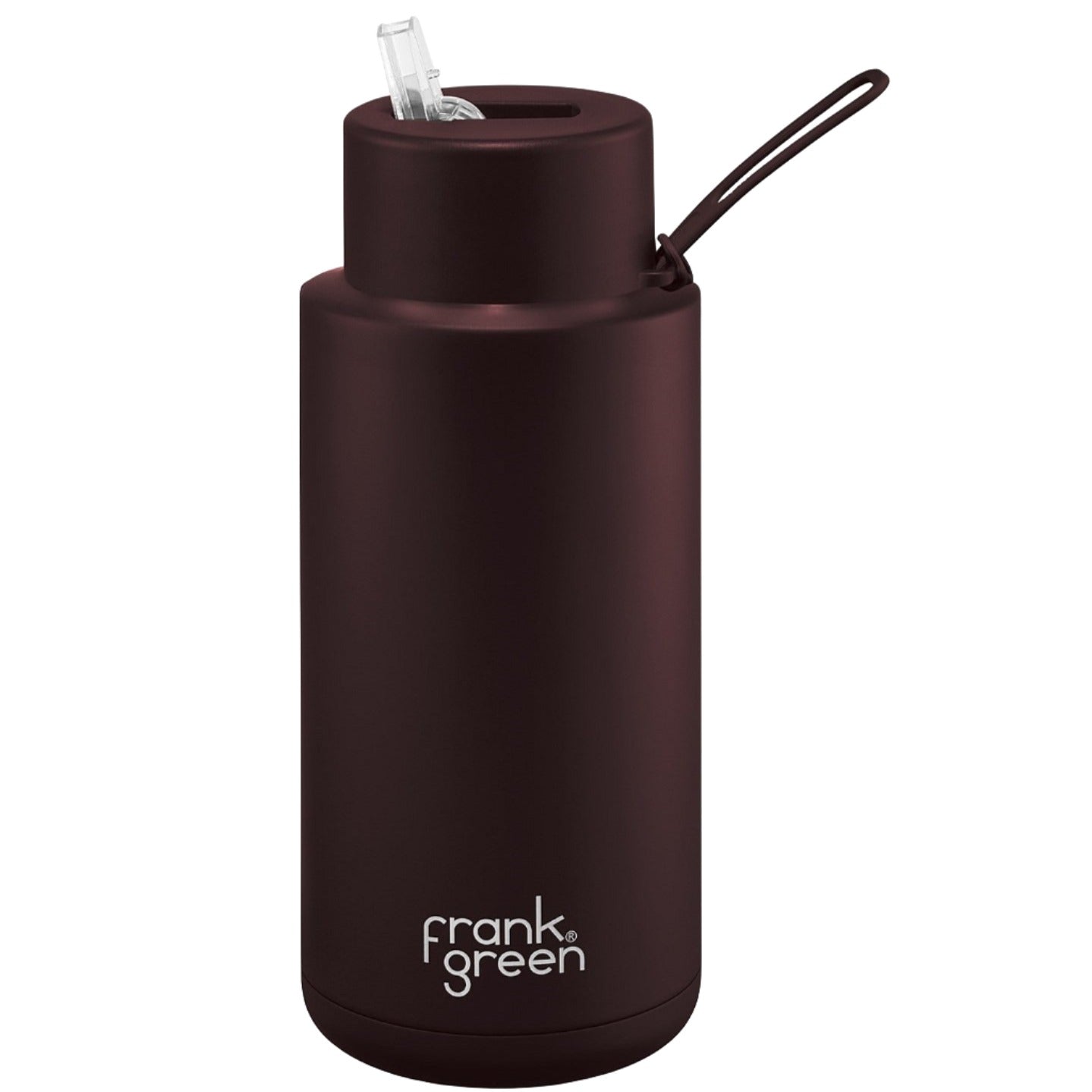 Ceramic 34oz w/ Straw Insulated Water Bottle