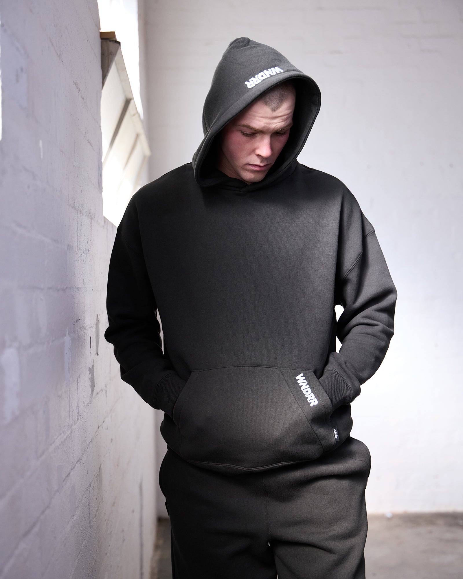 Halo Hood Sweat - Ink