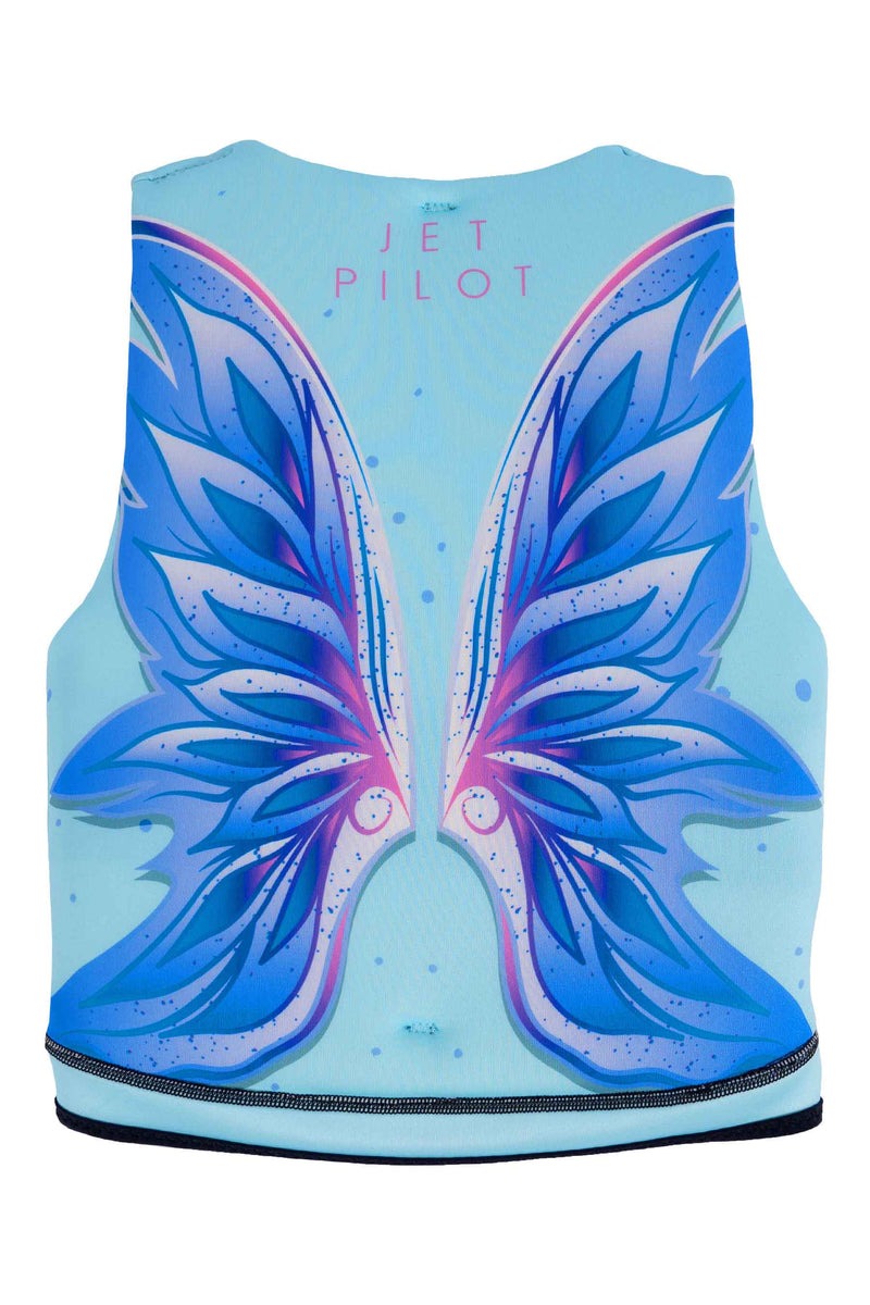 Jet Pilot Wings Youth Cause Neo Life Jacket Blue