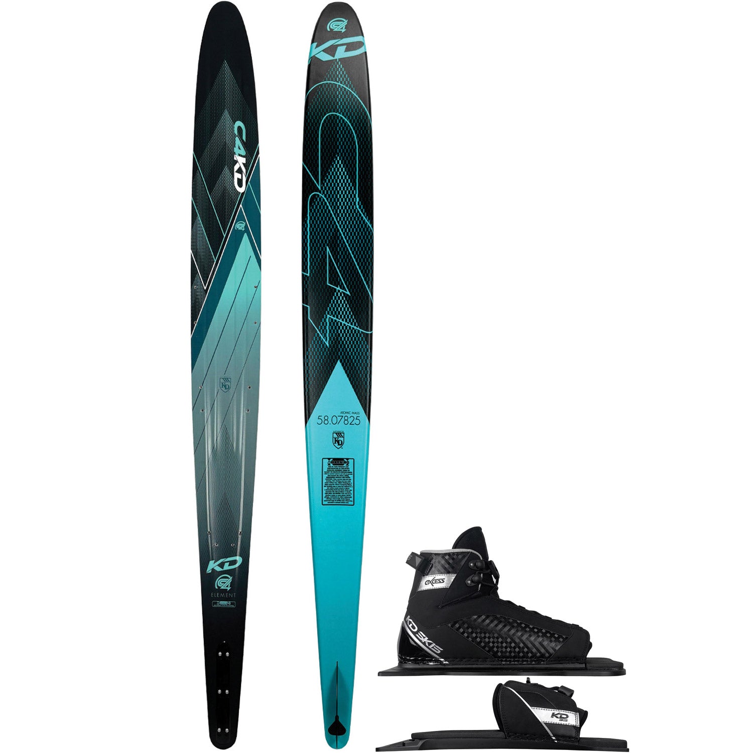 C4 Slalom Ski w/ Axcess Boot Package