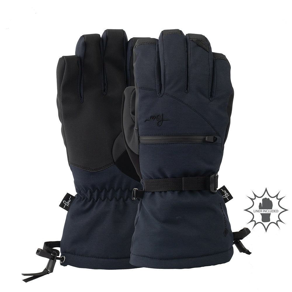 POW Cascadia GTX Long Glove +Warm Black