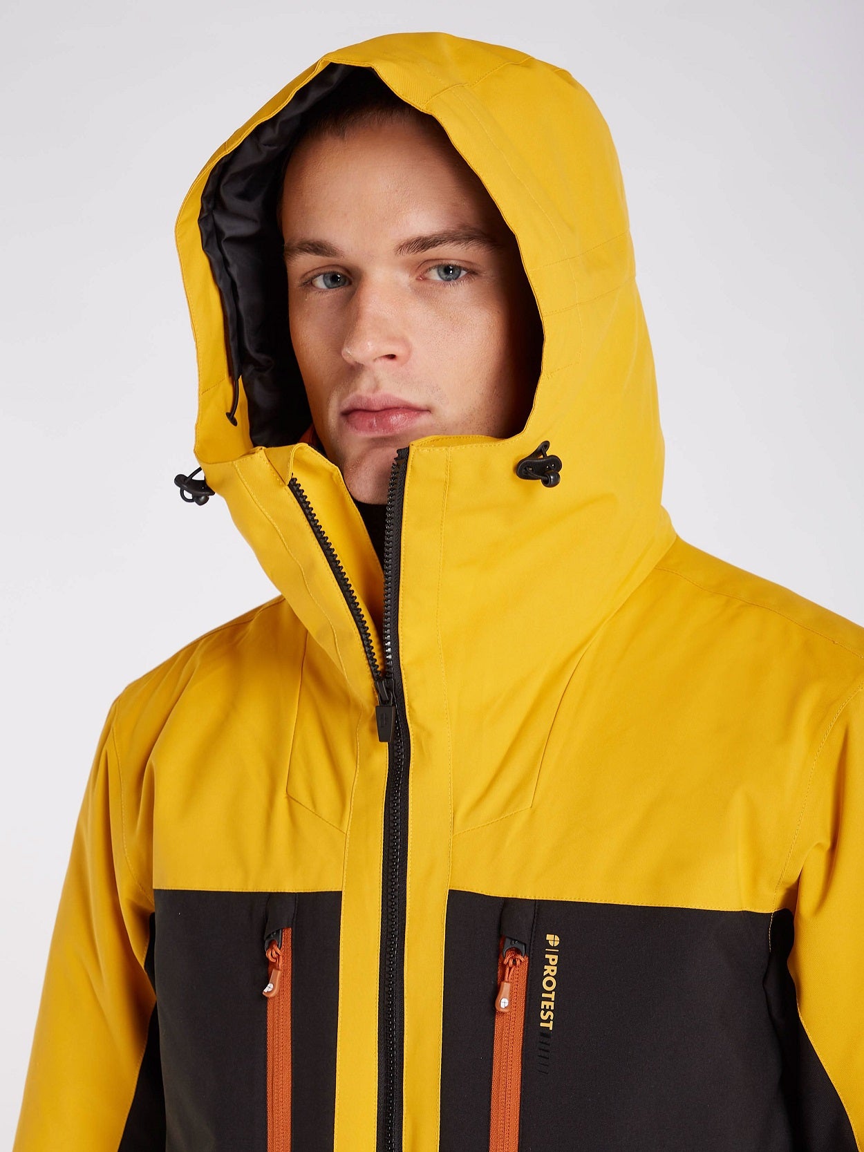 Protest Gooz Snow Jacket Dark Yellow