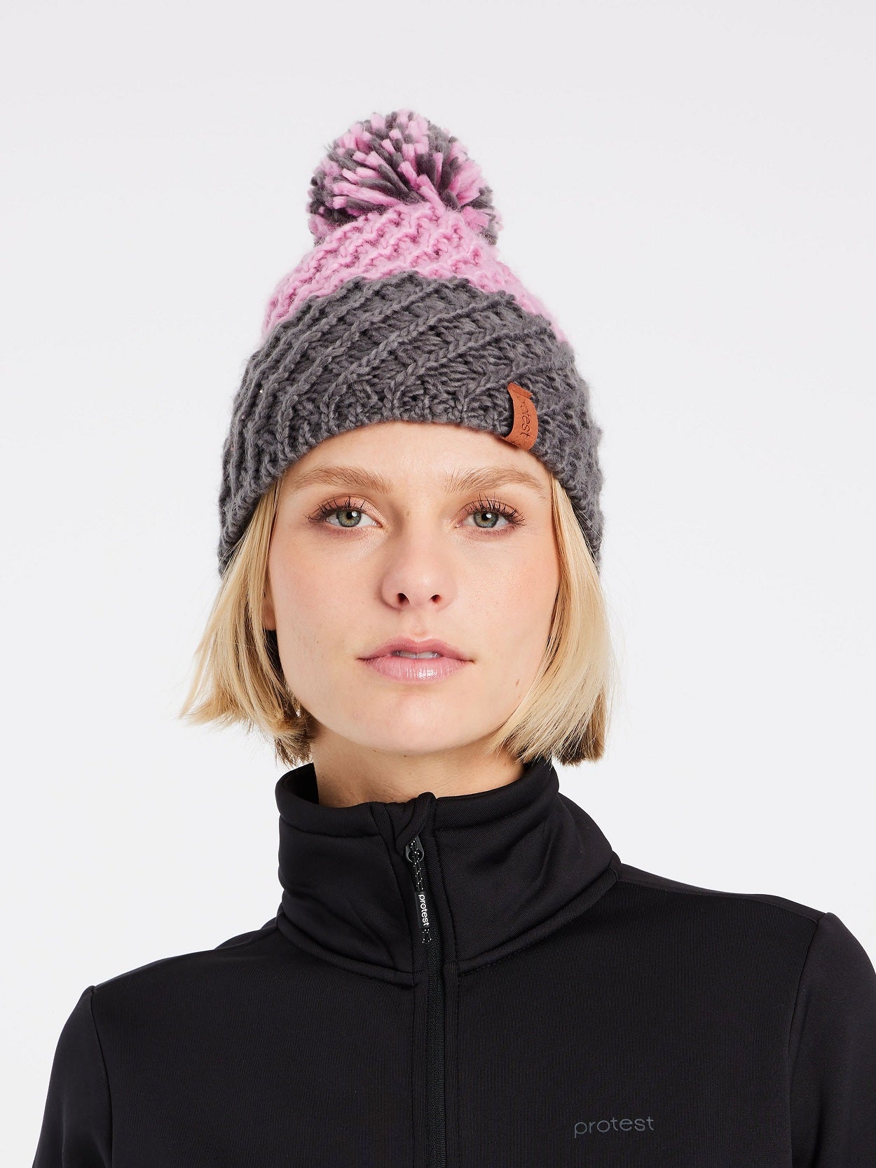 Protest Hiker Beanie Shadow Grey