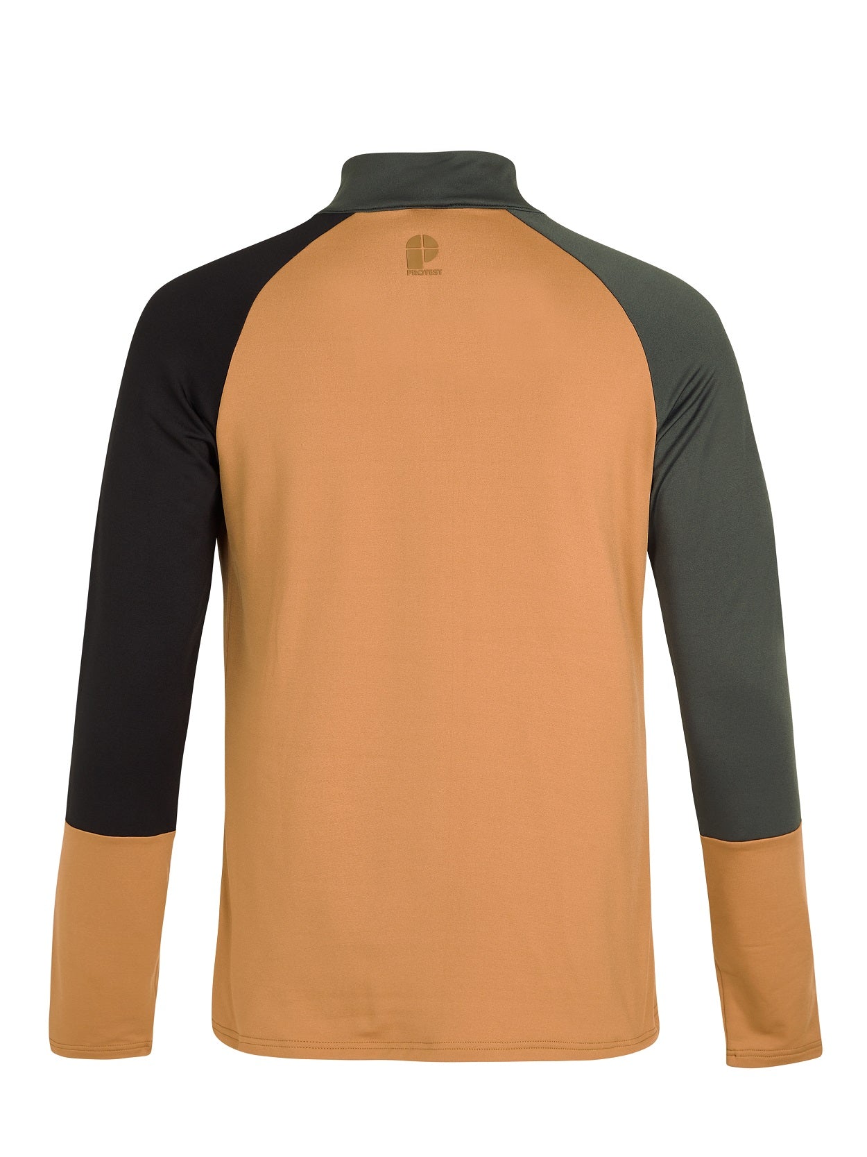 Protest Holdme 1/4 Zip Top Skivvy Fudgecamel