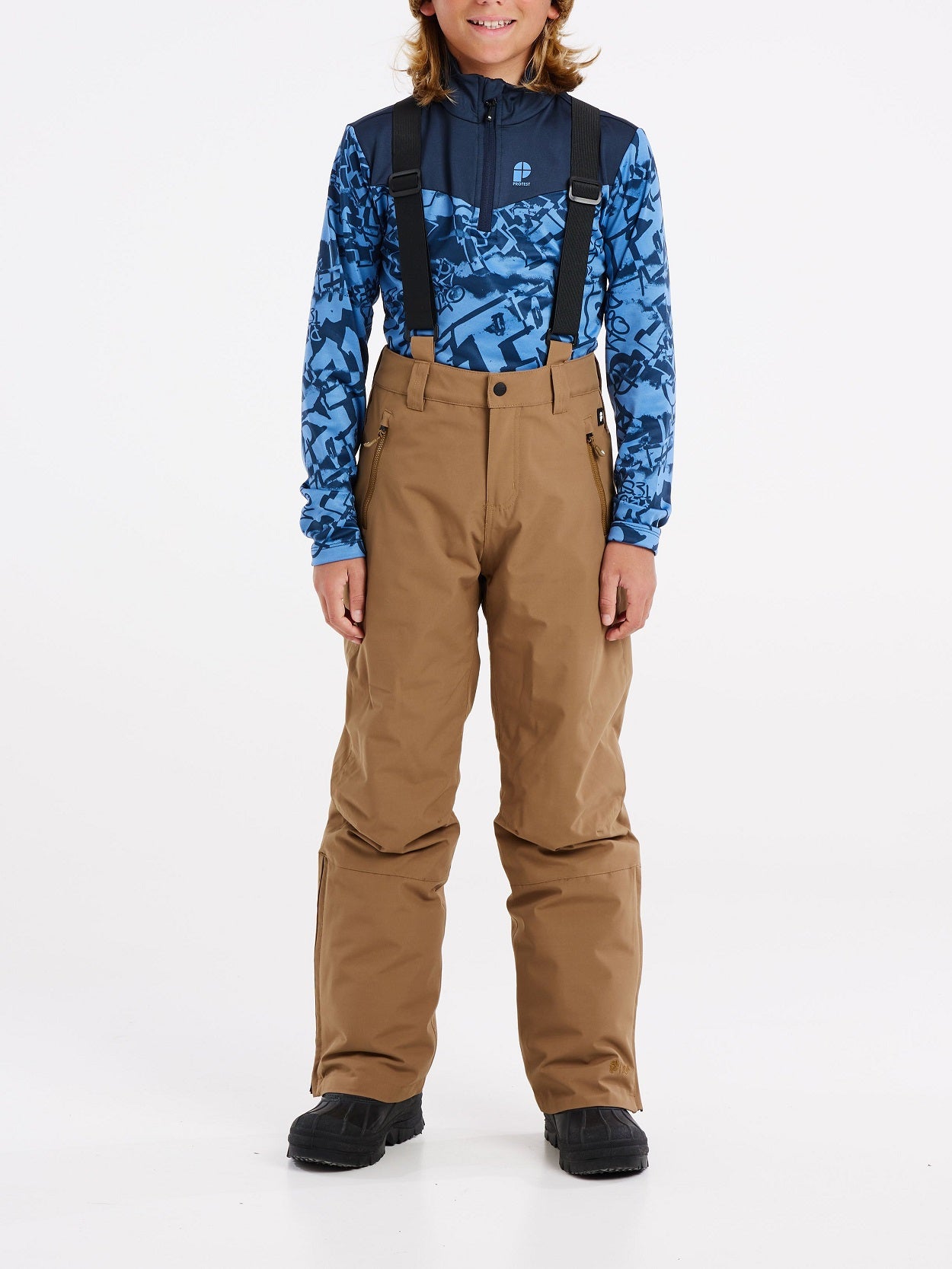 Protest Spiket Jr Pants Sandy Brown