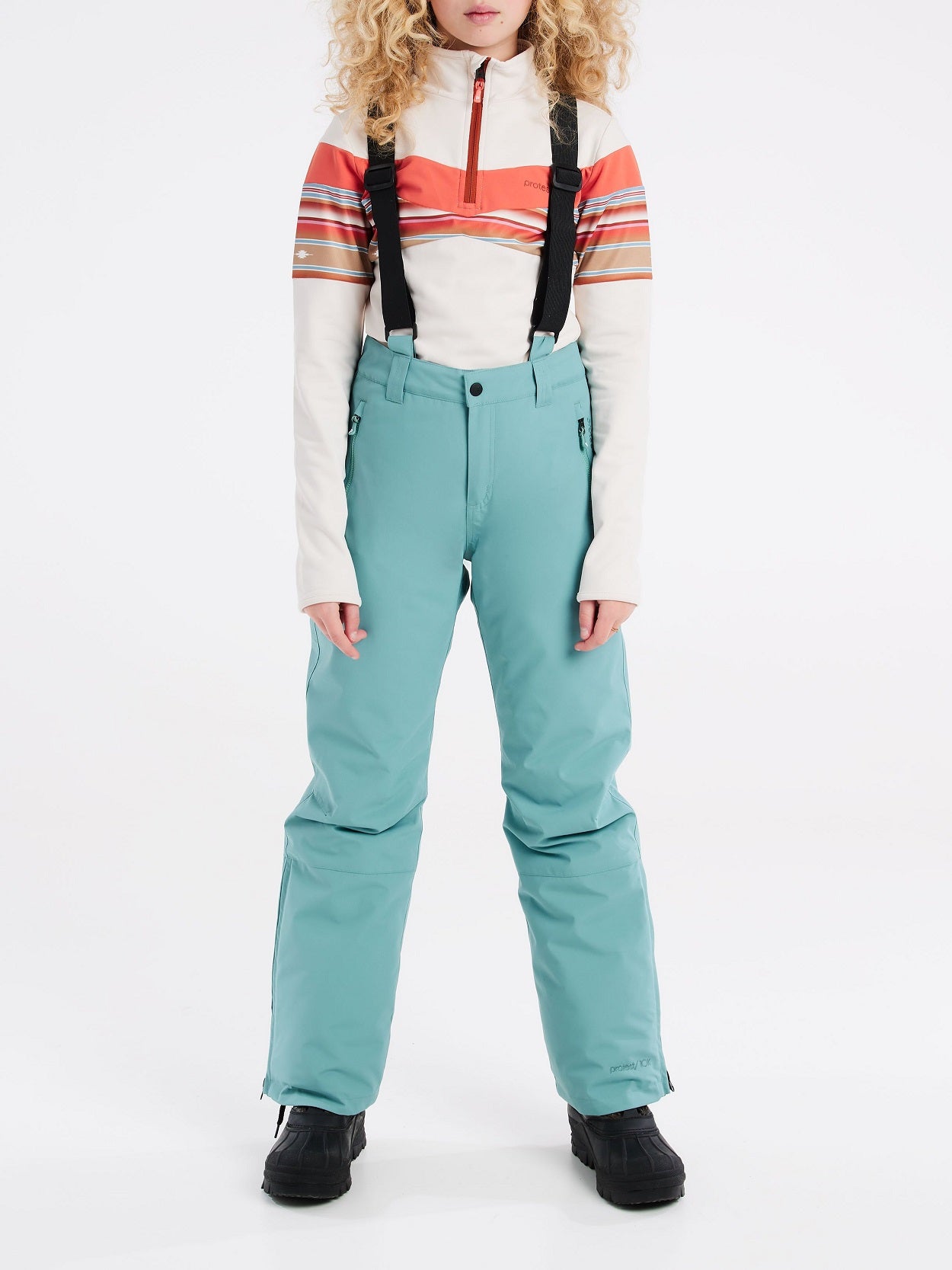 Protest Sunny Jr Pants Crocodile Green