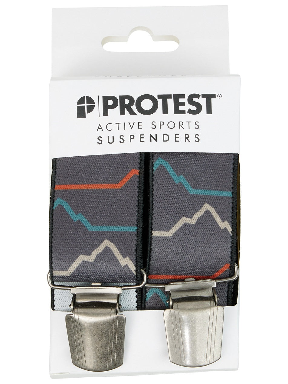 Protest Uvers Suspenders Deep Grey