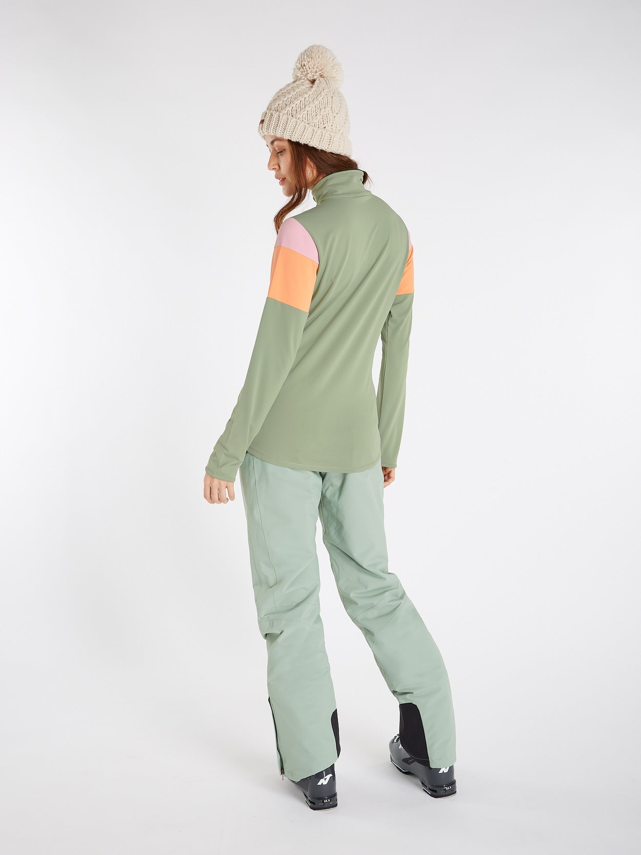 Protest Yingsa 1/4 Zip Top Skivvy Juniper