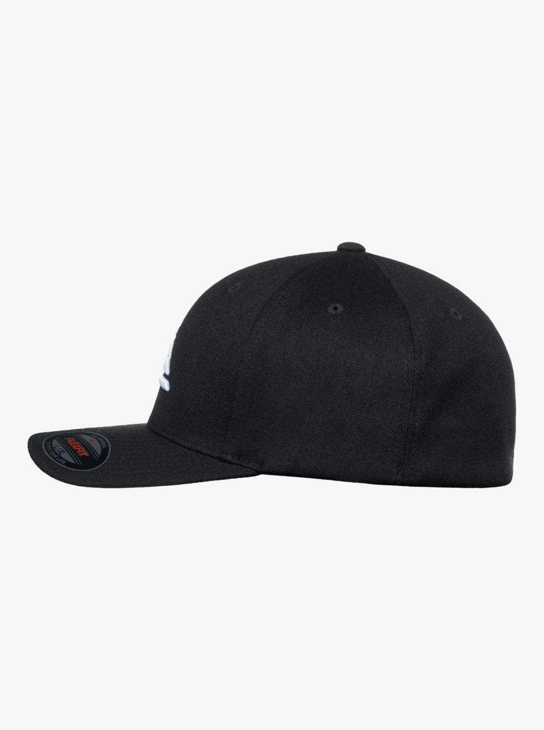 Quiksilver Mens Mountain & Wave Flexfit Cap Black White