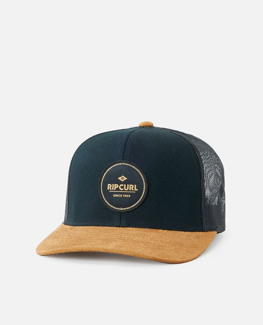Ripcurl Routine Curve Trucker Black Tan