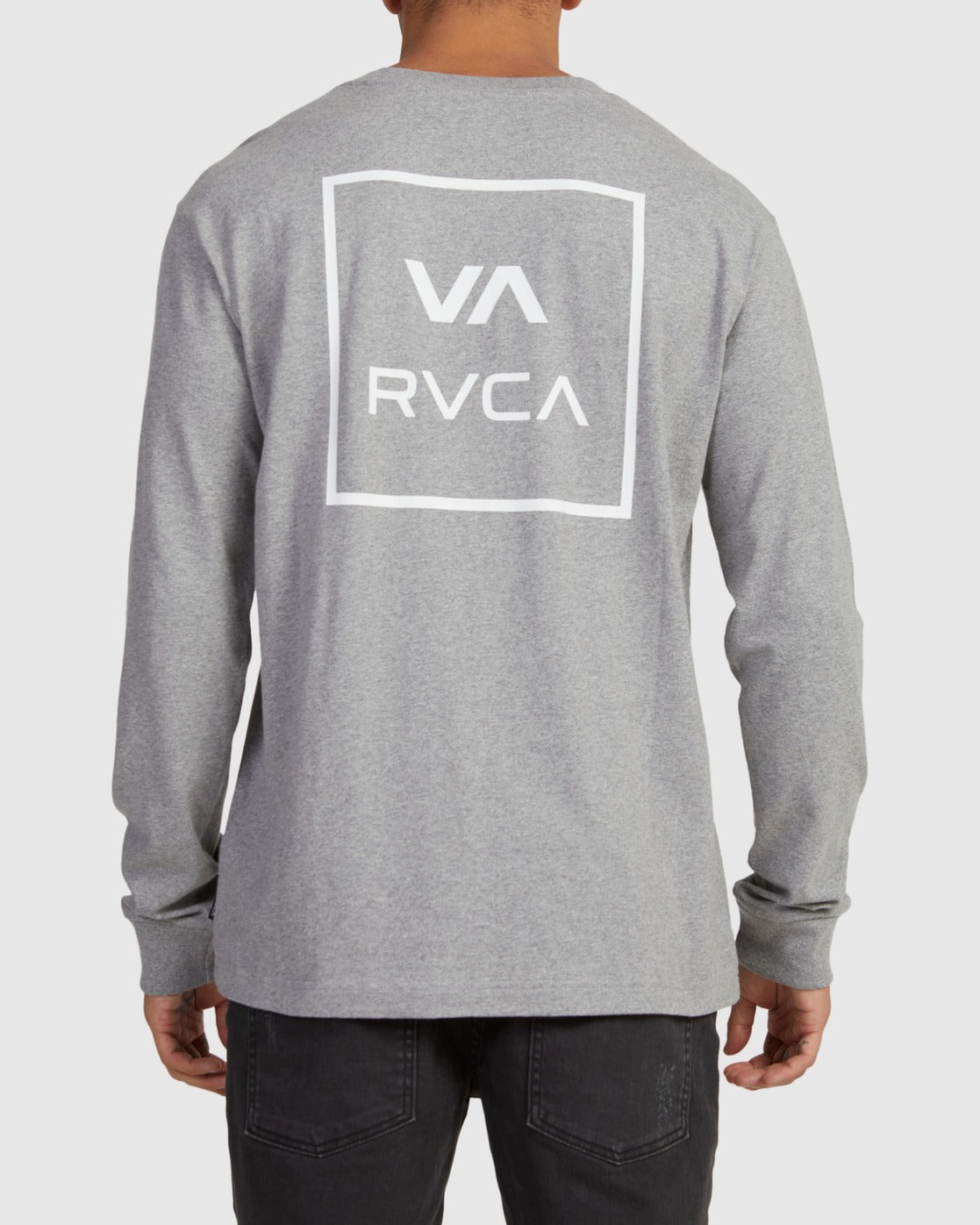RVCA VA All The Ways Long Sleeve Tee Grey Marle