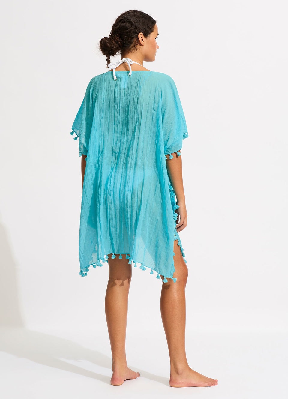 Seafolly Amnesia Kaftan Atoll Blue
