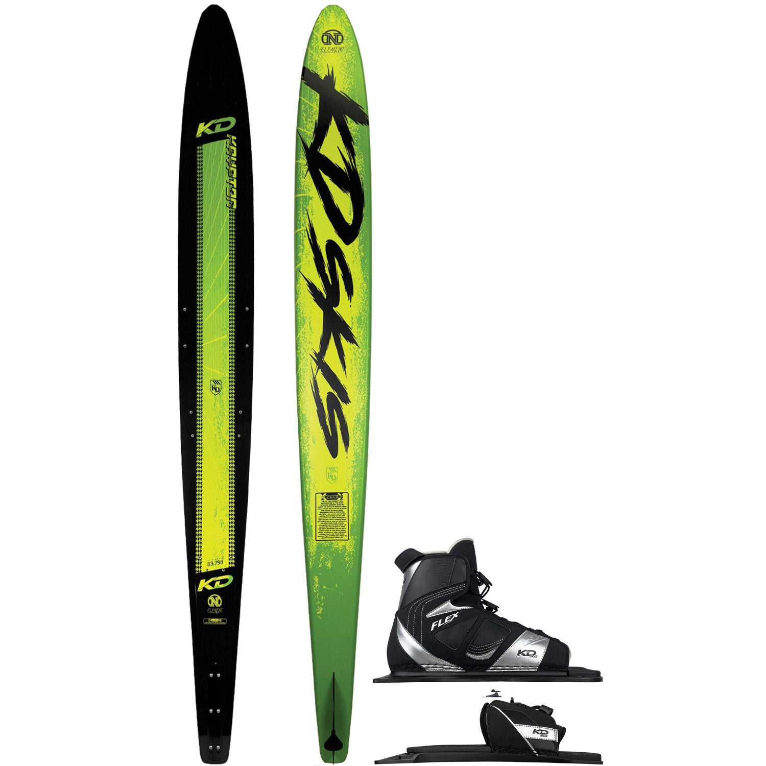 Krypton Slalom Ski w/ Flex Boot Package