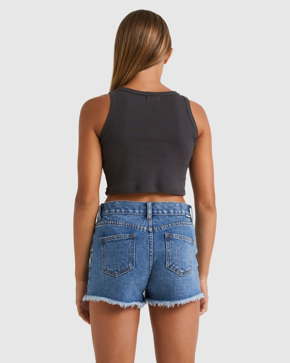 Girls 6-14 Free The Mind Crop Tank